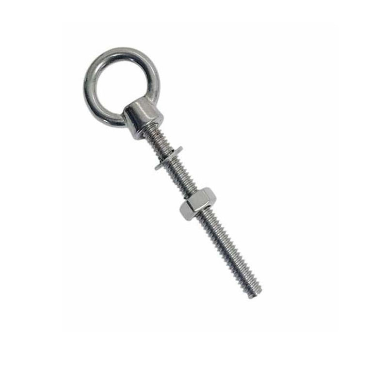 Marine T316 Stainless Steel 5/16" x 2-5/16" Shoulder Eye Bolt 800 Lbs WLL