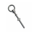 Marine T316 Stainless Steel 1/4" x 3-1/8" Shoulder Eye Bolt 400 Lbs WLL