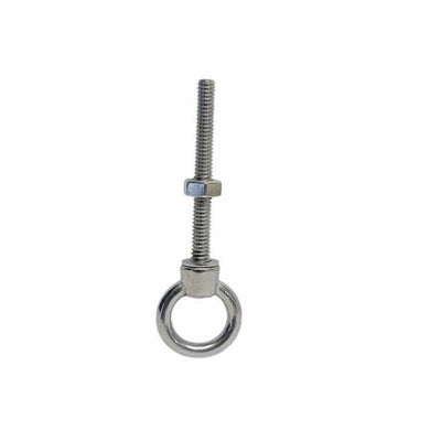 Marine T316 Stainless Steel 1/4" x 1-9/16" Shoulder Eye Bolt 400 Lbs WLL