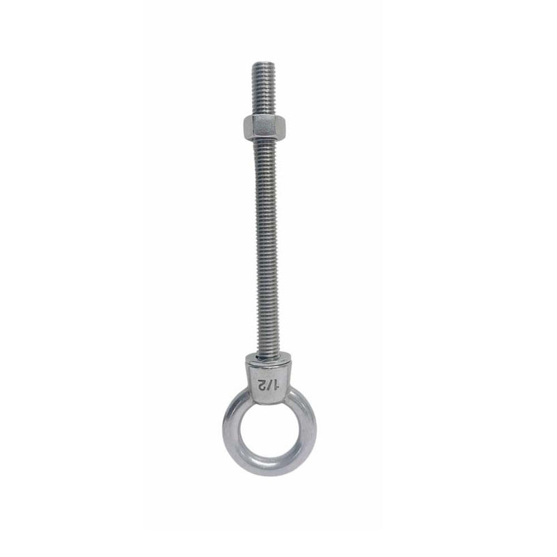 Marine T316 Stainless Steel 1/2" x 6" Shoulder Eye Bolt 2,000 Lbs WLL