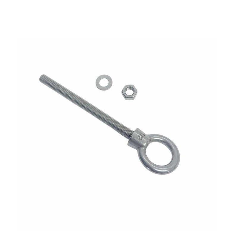 Marine T316 Stainless Steel 1/2" x 6" Shoulder Eye Bolt 2,000 Lbs WLL