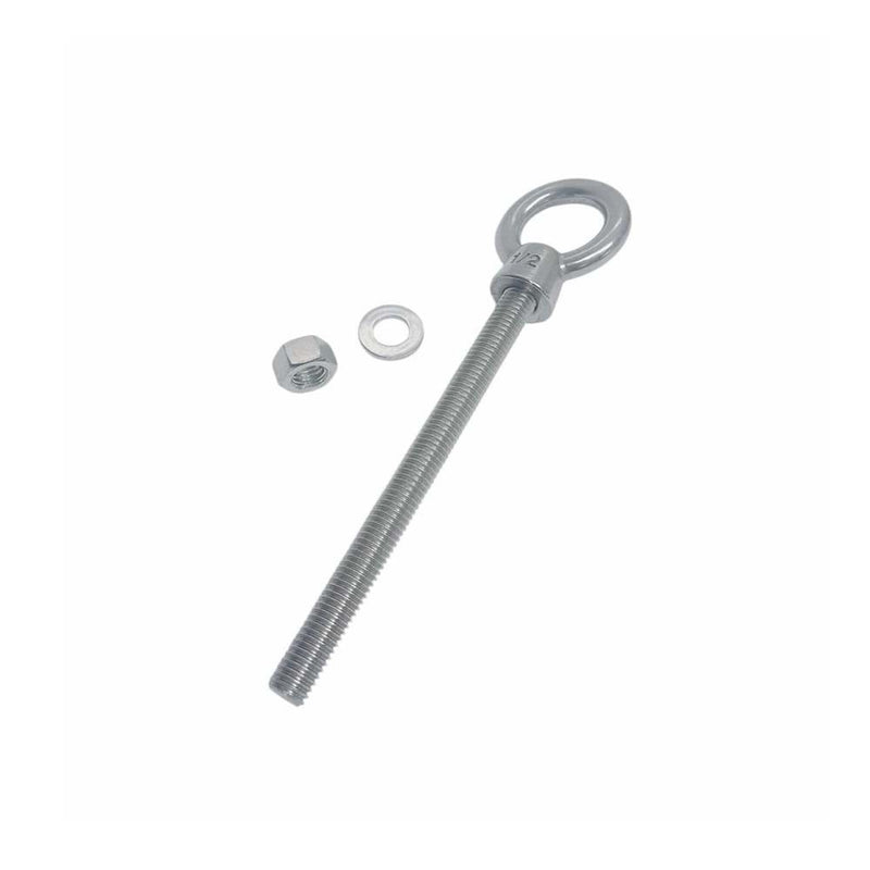 Marine T316 Stainless Steel 1/2" x 6" Shoulder Eye Bolt 2,000 Lbs WLL