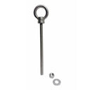 Marine T316 Stainless Steel Fully Threaded Shoulder Eye Bolt