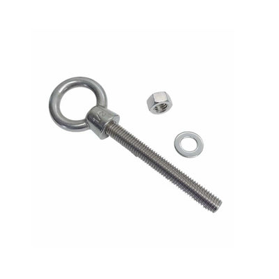 Marine T316 Stainless Steel Fully Threaded Shoulder Eye Bolt