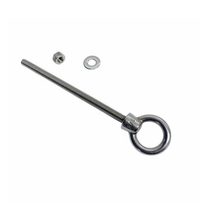 Marine T316 Stainless Steel 3/8" x 6" Shoulder Eye Bolt 1,000 Lbs WLL