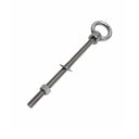 Marine T316 Stainless Steel 3/8" x 5" Shoulder Eye Bolt 1,000 Lbs WLL