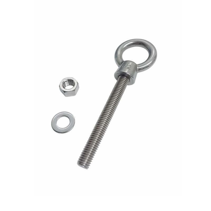 4 Pcs Marine T316 Stainless Steel 1/2" x 4" Shoulder Eye Bolt 2,000 Lbs WLL