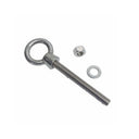Marine T316 Stainless Steel 1/2" x 4" Shoulder Eye Bolt 2,000 Lbs WLL