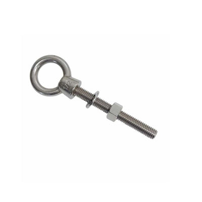 4 Pcs Marine T316 Stainless Steel 1/2" x 3-3/16" Shoulder Eye Bolt 2,200 Lbs WLL