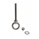 Marine T316 Stainless Steel 3/8" x 3-1/8" Shoulder Eye Bolt 1,000 Lbs WLL
