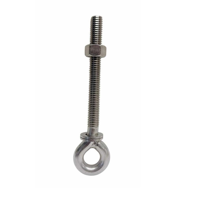Marine T316 Stainless Steel 5/8" x 6" Shoulder Eye Bolt 2,400 Lbs WLL