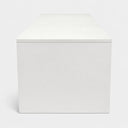 18" x 18" x 24" White Knockdown Pedestal Display Base, Cube Box Retail Fixture for Store, Boutique, Gallery & Showroom Merchandising