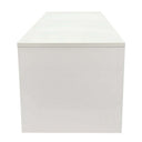 18" x 18" x 24" White Knockdown Pedestal Display Base, Cube Box Retail Fixture for Store, Boutique, Gallery & Showroom Merchandising