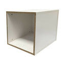 18" x 18" x 24" White Knockdown Pedestal Display Base, Cube Box Retail Fixture for Store, Boutique, Gallery & Showroom Merchandising