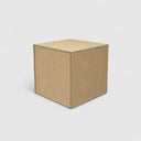18" x 18" x 24" Maple Knockdown Pedestal Display Base, Cube Box Retail Fixture for Store, Boutique, Gallery & Showroom Merchandising