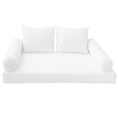 Model-4 5PC Mattress Bolster Back Rest Pillows Cushion Polyester Fiberfill 'INSERT ONLY'-Twin-XL Size