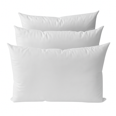 Style3 6PC Mattress Bolster Back Rest Pillows Cushion Polyester Fiberfill 'INSERT ONLY'-Twin Size