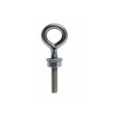 Marine T316 Stainless Steel 1/4" x 1-9/16" Welded Plain Eye Bolt 400 Lbs WLL