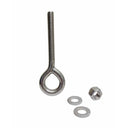 4 Pcs Marine T316 Stainless Steel 1/2" x 4" Welded Plain Eye Bolt 1,800 Lbs WLL