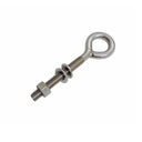 4 Pcs Marine T316 Stainless Steel 1/2" x 4" Welded Plain Eye Bolt 1,800 Lbs WLL