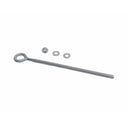 Marine T316 Stainless Steel 1/4" x 6" Welded Plain Eye Bolt 400 Lbs WLL