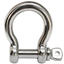 Marine T316 Stainless Steel 3/8" Screw Pin Anchor Rigging Bow Shackle 1,000 Lbs WLL