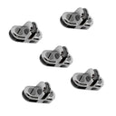 20 Pcs Chrome 3-Way Glass Cube Connector Clip – For 3/16” Tempered Glass Cubic & Cubbie Retail Display Shelving