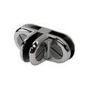 20 Pcs Chrome 3-Way Glass Cube Connector Clip – For 3/16” Tempered Glass Cubic & Cubbie Retail Display Shelving