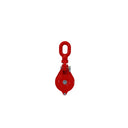 0.5 Ton Snatch Block Pulley, Single Sheave Yarding Block, Oval Eye Wire Rope Pulley, 1,000 Lbs WLL for Logging, Rigging, Towing