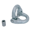 4 Pcs Grade 80 Hammerlock Coupling Link, 10mm Hot Dipped Galvanized Connector – 3.15 Ton (6,900 lbs WLL) for Chain Sling, Rigging & Lifting