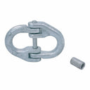 Grade 80 Hammerlock Coupling Link, 10mm Hot Dipped Galvanized Connector – 3.15 Ton (6,900 lbs WLL) for Chain Sling, Rigging & Lifting