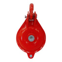 1 Ton (2,200 lbs WLL) Single Sheave Snatch Block Pulley with Shackle – Heavy Duty Cable Wire Rope Pulley for Rigging, Lifting & Yarding
