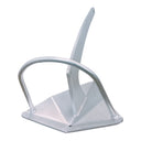 55KG (121 lb) Galvanized Steel Boat Shovel Anchor, Hot Dipped Fixed Scoop Anchor for Yacht, Sailboat & Marine Use, Heavy Duty