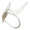 55KG (121 lb) Galvanized Steel Boat Shovel Anchor, Hot Dipped Fixed Scoop Anchor for Yacht, Sailboat & Marine Use, Heavy Duty