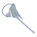 6KG (13 lb) Galvanized Steel Boat Shovel Anchor, Hot Dipped Fixed Scoop Anchor for Yacht, Sailboat & Marine Use, Heavy Duty