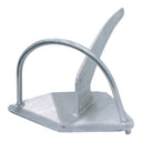 25KG (55 lb) Galvanized Steel Boat Shovel Anchor, Hot Dipped Fixed Scoop Anchor for Yacht, Sailboat & Marine Use, Heavy Duty