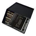 18 Pc SAE Tap & Drill Set – #6 to 1/2" Fine Thread Tap & Drill Bit Kit, Metal Threading & Drilling Set