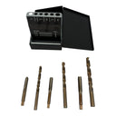 18 Pc SAE Tap & Drill Set – #6 to 1/2" Fine Thread Tap & Drill Bit Kit, Metal Threading & Drilling Set