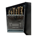18 Pc UNC Tap & Drill Bit Set – #6-32 to 1/2-13 Coarse Thread Kit, SAE Taps with Matching Drill Bits for Metalworking & Repair
