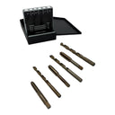 18 Pc UNC Tap & Drill Bit Set – #6-32 to 1/2-13 Coarse Thread Kit, SAE Taps with Matching Drill Bits for Metalworking & Repair