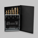 18 Pc Metric Tap & Drill Set – HSS Steel Threading Kit for Automotive, Metalworking & Fabrication Applications