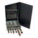 18 Pc Metric Tap & Drill Set – HSS Steel Threading Kit for Automotive, Metalworking & Fabrication Applications