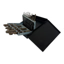 18 Pc Metric Tap & Drill Set – HSS Steel Threading Kit for Automotive, Metalworking & Fabrication Applications