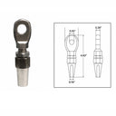 Marine Boat 5/16" Swageless Eye Terminal Cable Rail Railing Wire Rope Stainless Steel T316