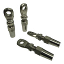 4 Pcs Marine Boat 5/16" Swageless Eye Terminal Cable Rail Railing Wire Rope Stainless Steel T316