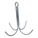 Galvanized Steel 12mm 4-Prong Grapnel Anchor – Heavy Duty Reef Anchor for Boat, Kayak, Canoe & Jet Ski Marine Use