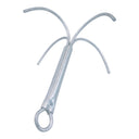 Galvanized Steel 12mm 4-Prong Grapnel Anchor – Heavy Duty Reef Anchor for Boat, Kayak, Canoe & Jet Ski Marine Use