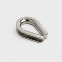 20 Pcs 1/4" Marine T316 Stainless Steel Heavy Duty Wire Rope Thimble, Cable Thimble for Rigging, Shade Sail & Cable Protection