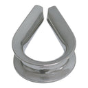 20 Pcs 1/4" Marine T316 Stainless Steel Heavy Duty Wire Rope Thimble, Cable Thimble for Rigging, Shade Sail & Cable Protection