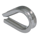 20 Pcs 1/4" Marine T316 Stainless Steel Heavy Duty Wire Rope Thimble, Cable Thimble for Rigging, Shade Sail & Cable Protection